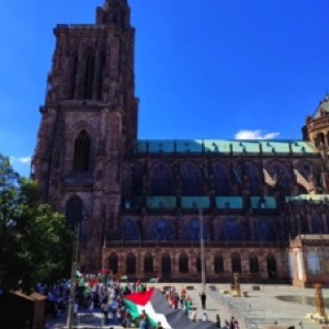 Strasbourg avec son ciel bleu et ses 1682917 degrés en été 🤩.#strasbourg #france #city